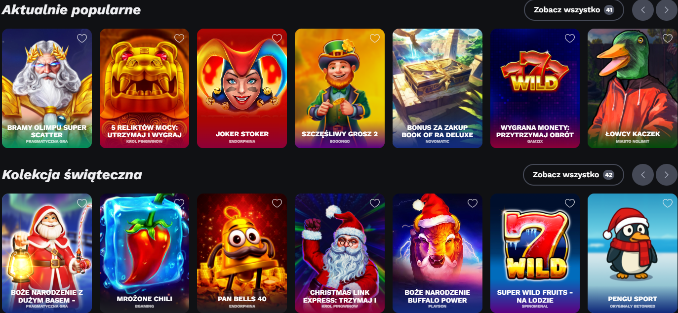 Popularne gry w Betonred